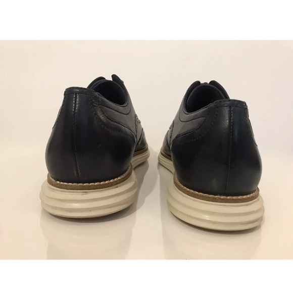 COLE HAAN ORIGINALGRAND WINGTIP OXFORD NAVY Men 10 - Picture 7 of 8